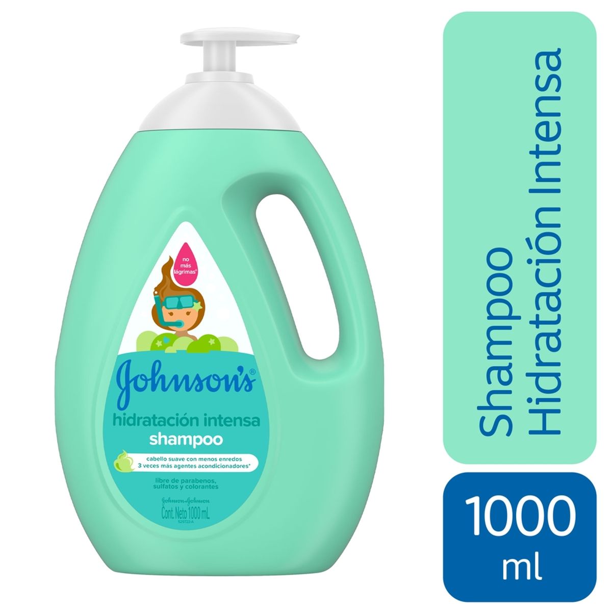 JOHNSONS BABY - Shampoo Johnsons Baby Hidratación Intensa Botella 1 L