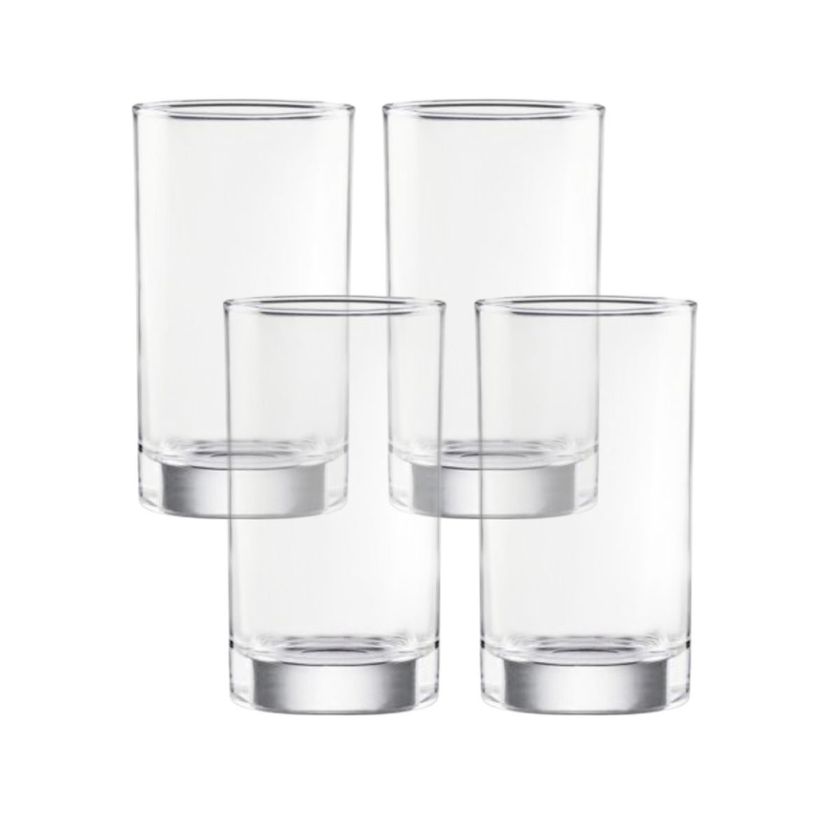 CASA JOVEN - Juego de Vasos Vidrio Lexington 4 Pzas