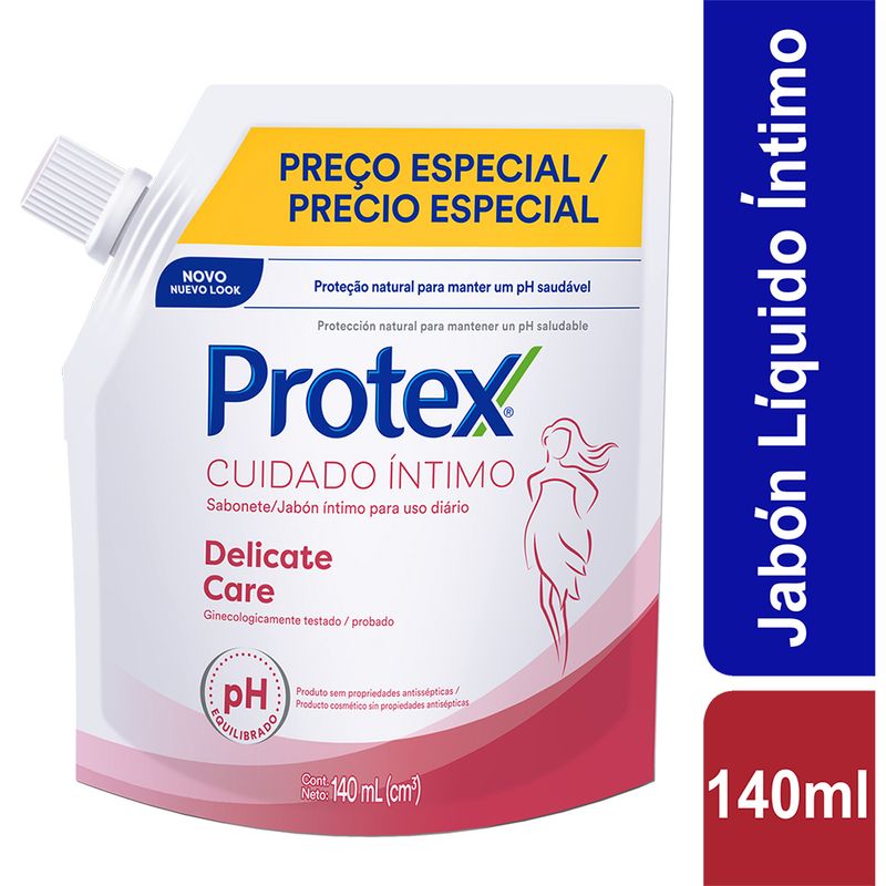 PROTEX - Jabón Íntimo Protex Delicate Care Doypack 140 mL