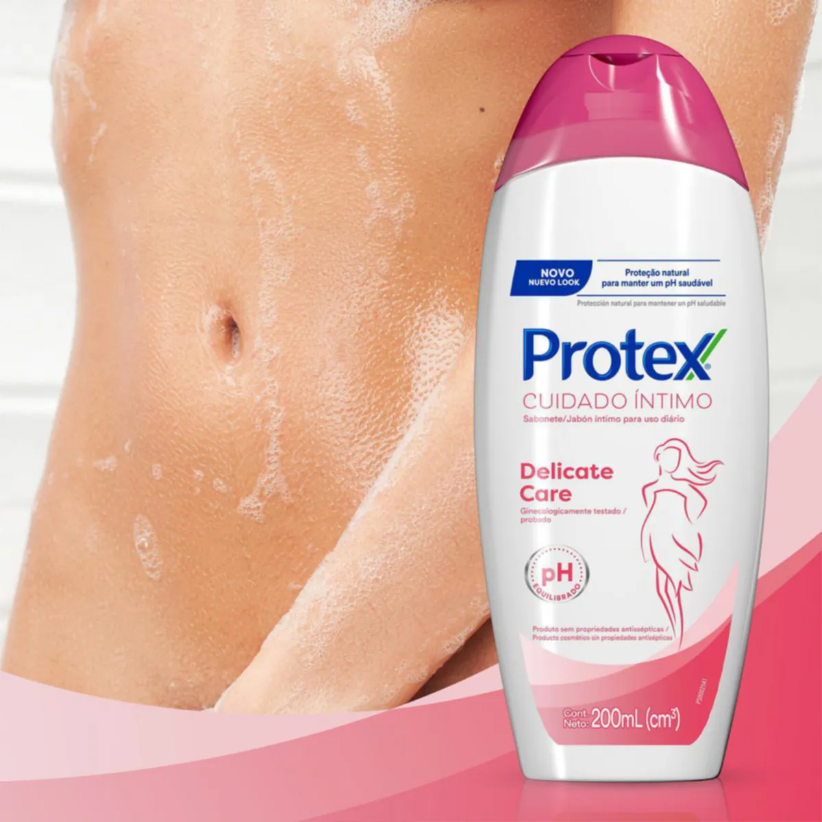 PROTEX - Jabón Líquido Protex Cuidado Íntimo Delicate Care Envase 140 mL