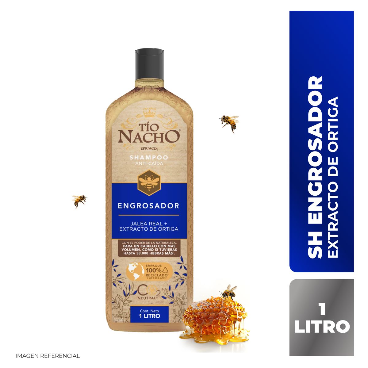 TIO NACHO - Shampoo Tio Nacho Engrosador Botella 1 L