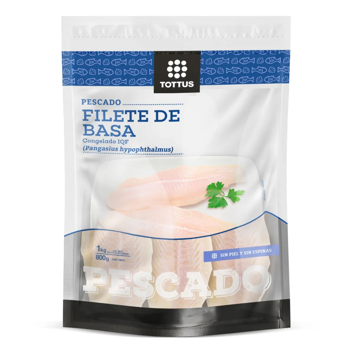 TOTTUS - Filete De Basa Tottus 1 kg
