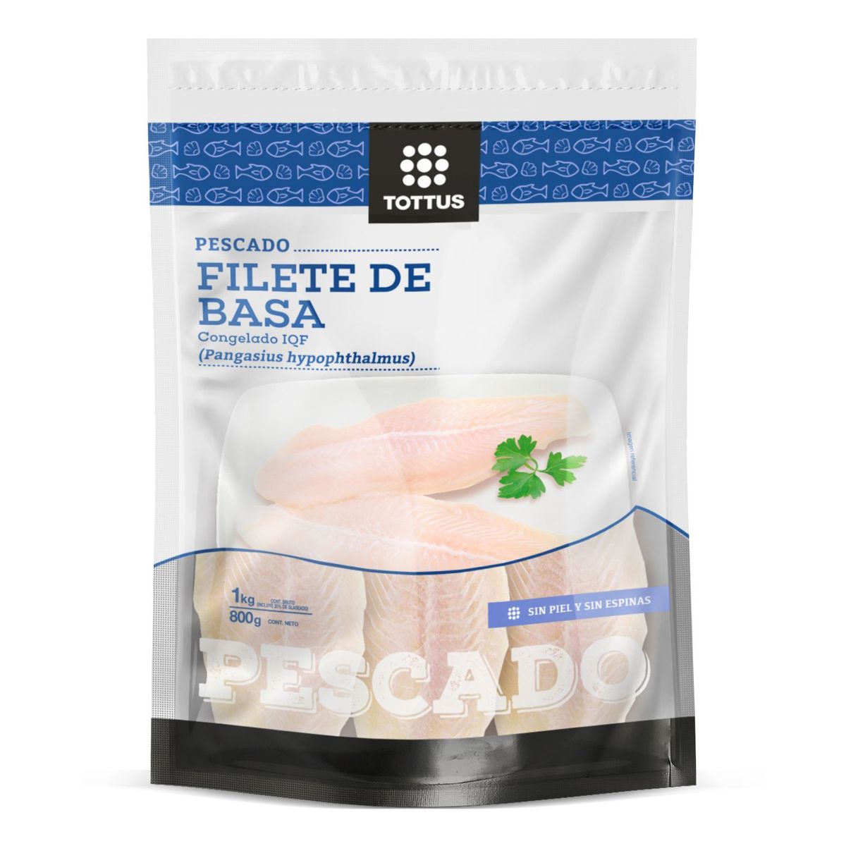 TOTTUS - Filete De Basa Tottus 1 kg