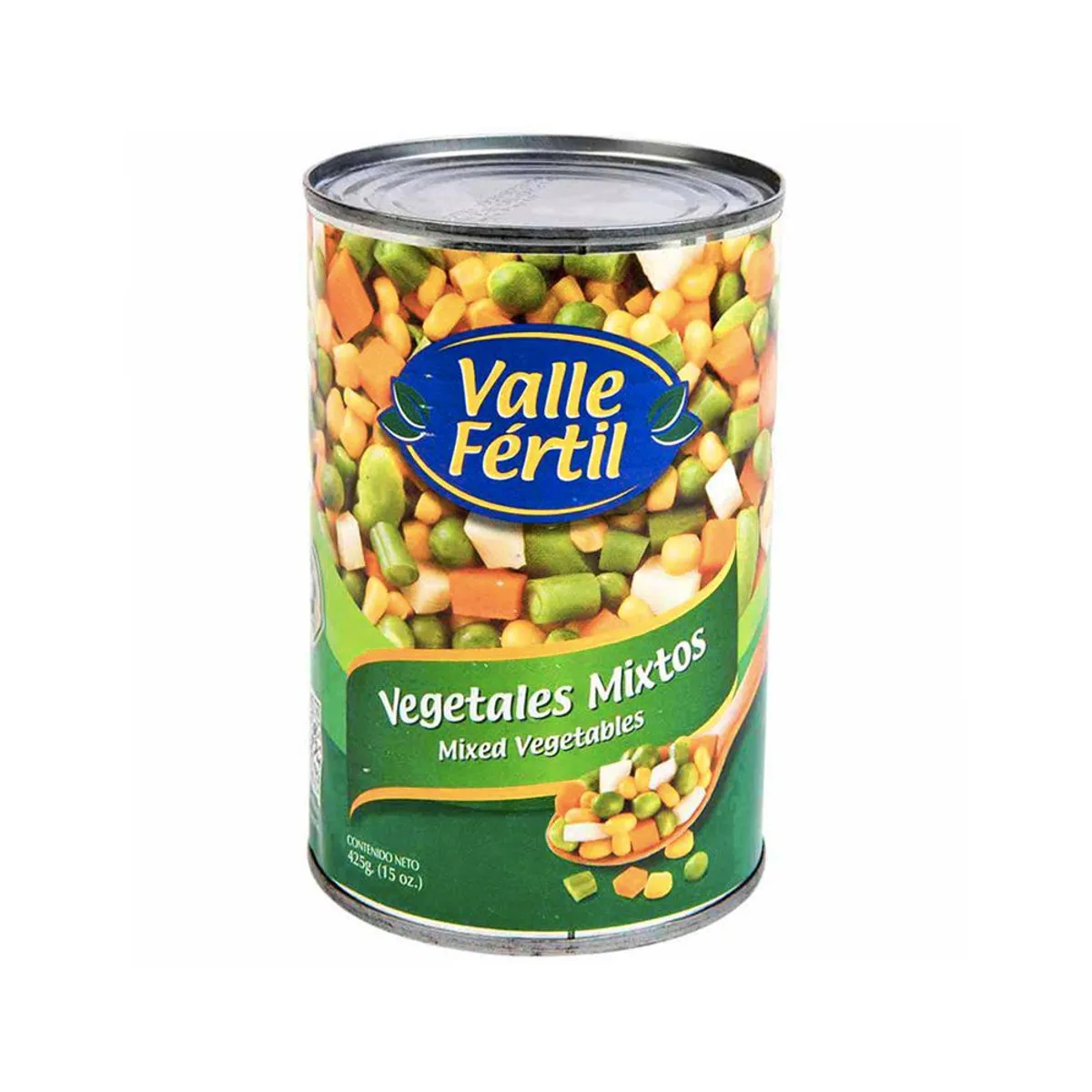 VALLE FERTIL - Conserva Valle Fertil Vegetales Mixtos Lata 425 g