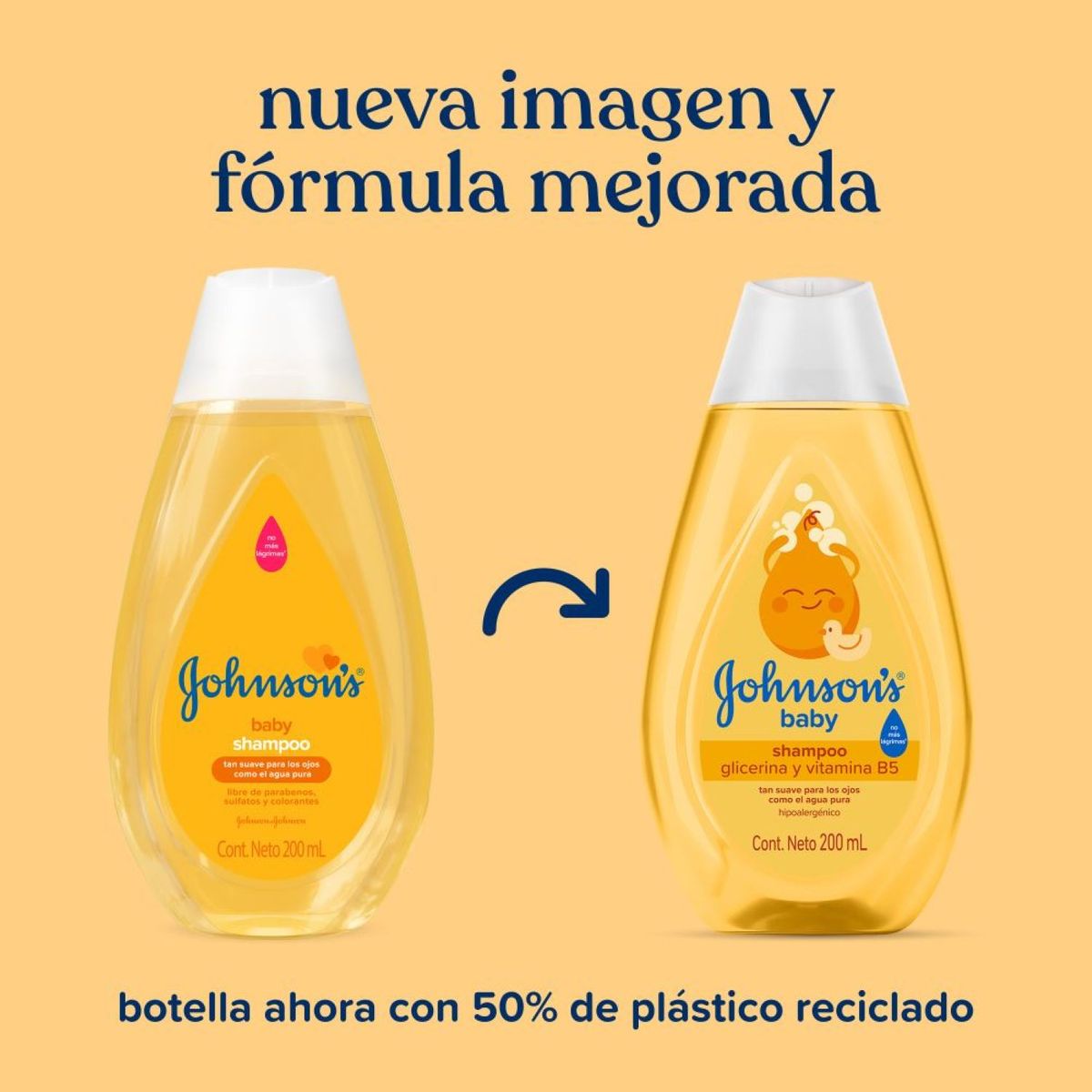 JOHNSONS BABY - Shampoo Johnsons Baby Original Botella 200 mL