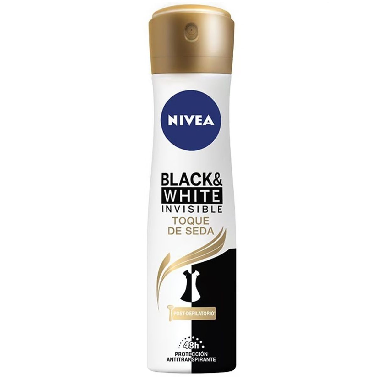 NIVEA - Desodorante en Spray Nivea Invisible B&W Silky Envase 150 mL