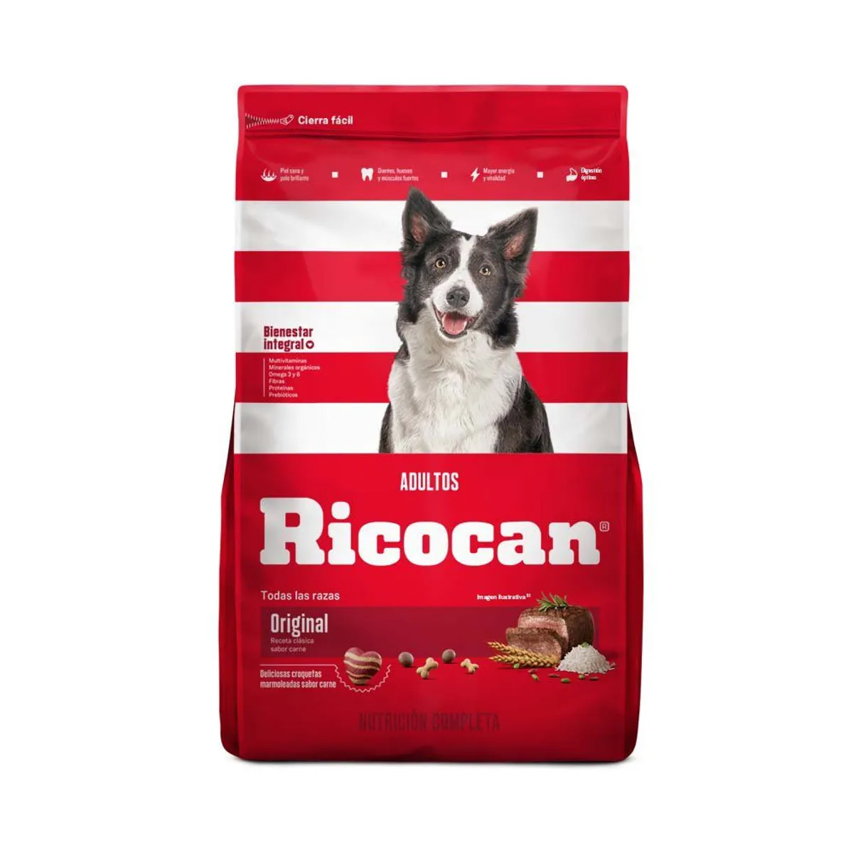 RICOCAN - Alimento Seco Perros Adultos Ricocan Original Bolsa 3 Kg