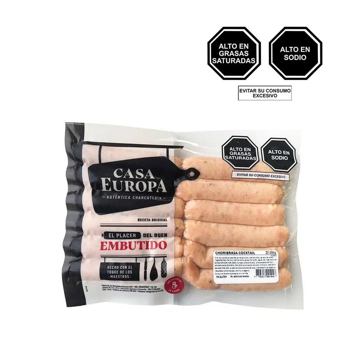 CASA EUROPA - Choribrasa Cocktail Casa Europa Empaque 250 g