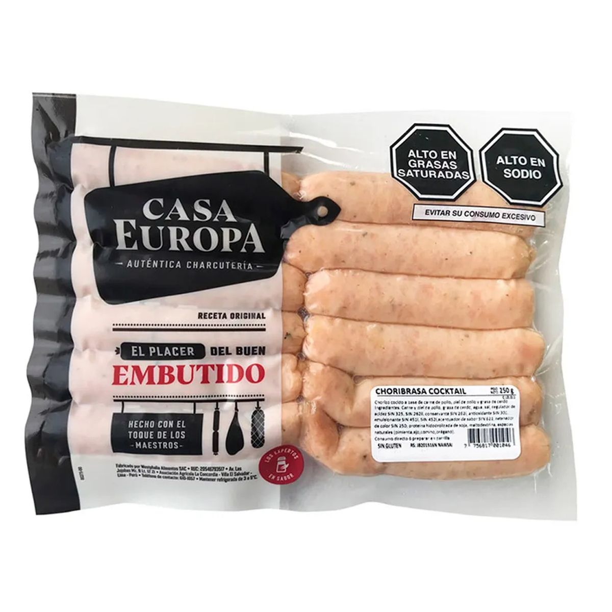 CASA EUROPA - Choribrasa Cocktail Casa Europa Empaque 250 g