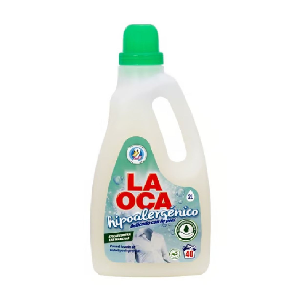 LA OCA - Detergente Líquido La Oca Hipoalergénico Botella 2 L
