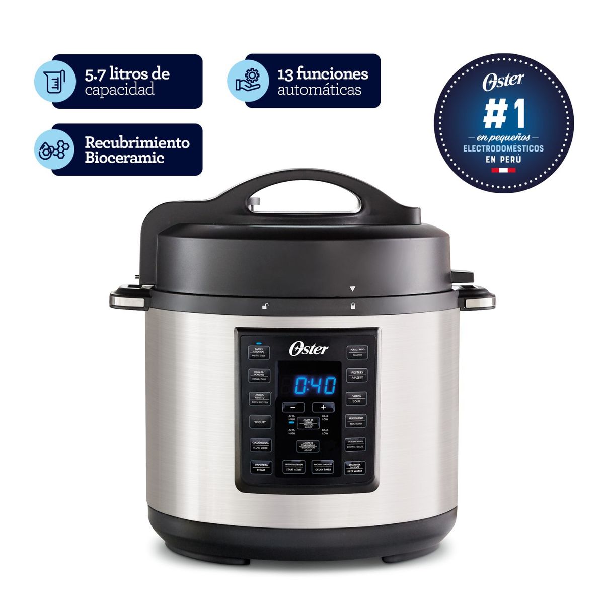 OSTER - Multi Olla de Presion Express 57L Oster