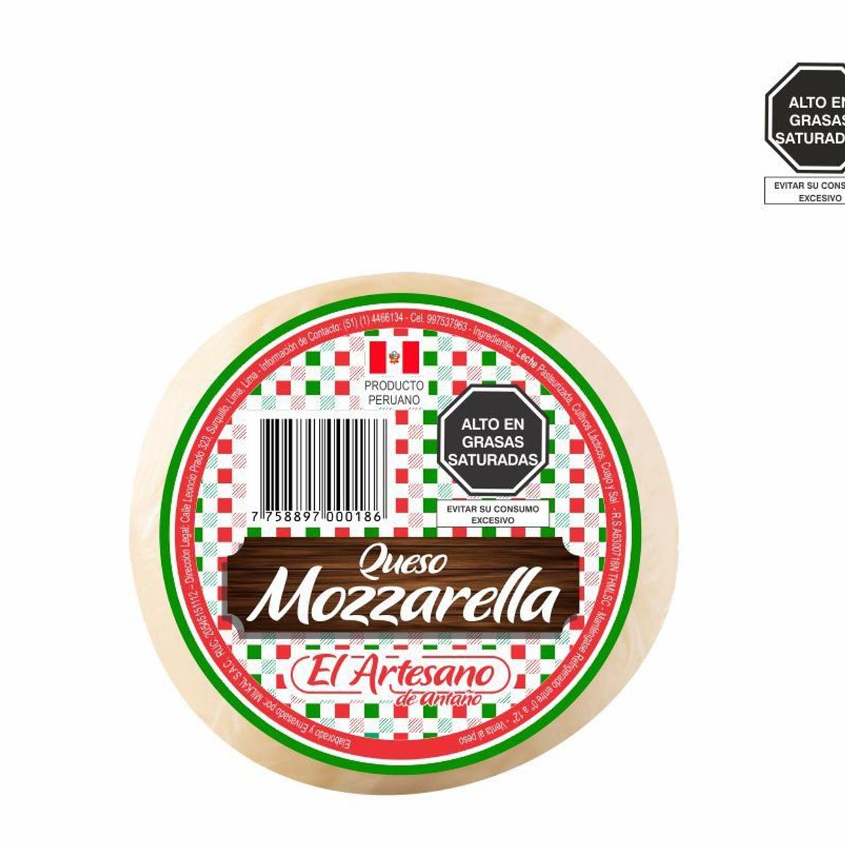 EL ARTESANO DE ANTANO - Queso Mozzarella Bola El Artesano de Antaño x Kg