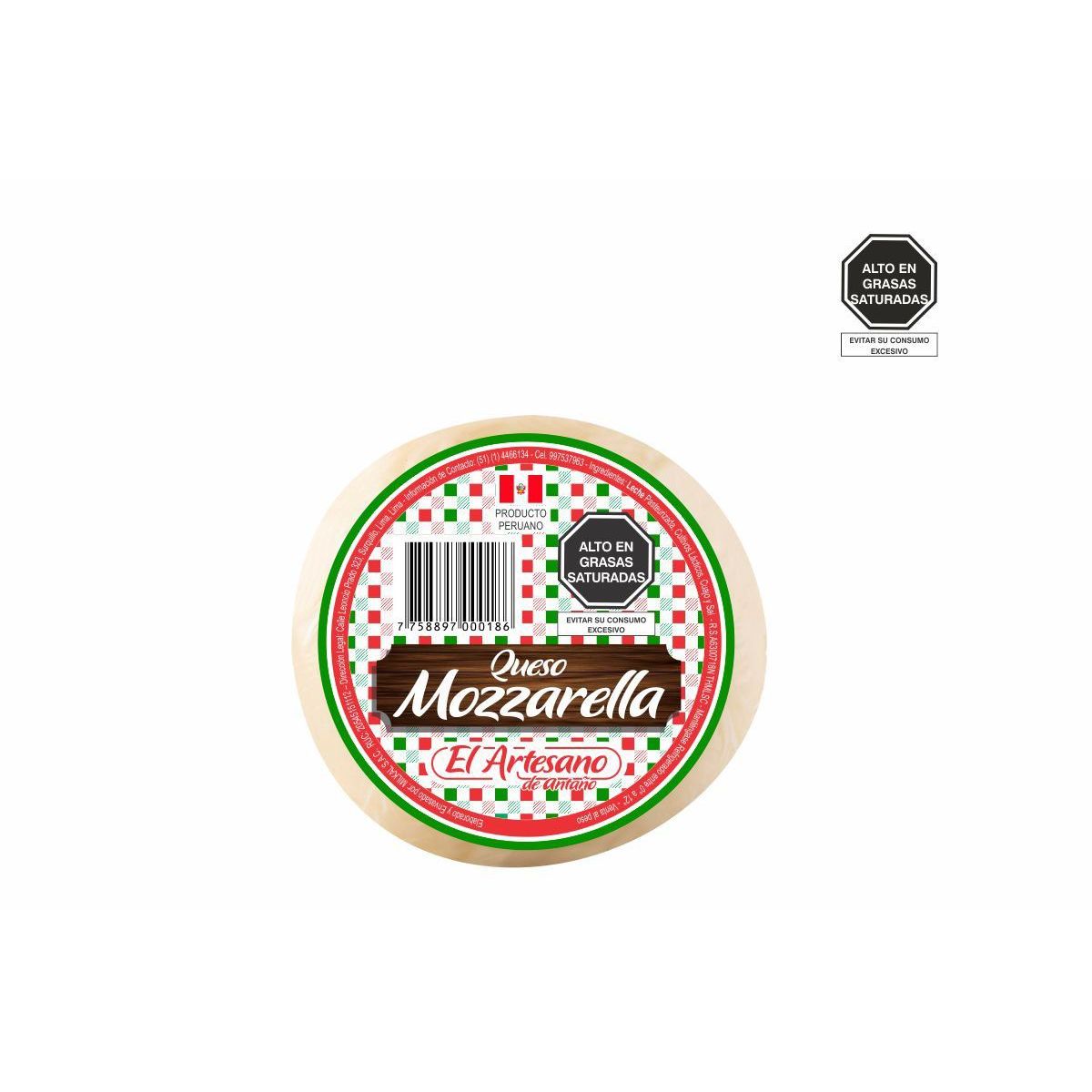 EL ARTESANO DE ANTANO - Queso Mozzarella Bola El Artesano de Antaño x Kg