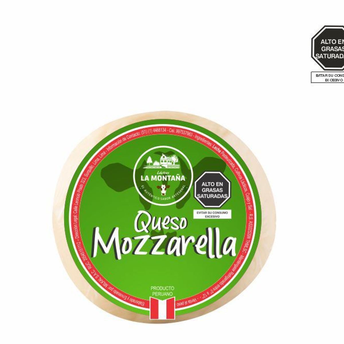 LA MONTANA - Queso Mozzarella Bola La Montana x Kg