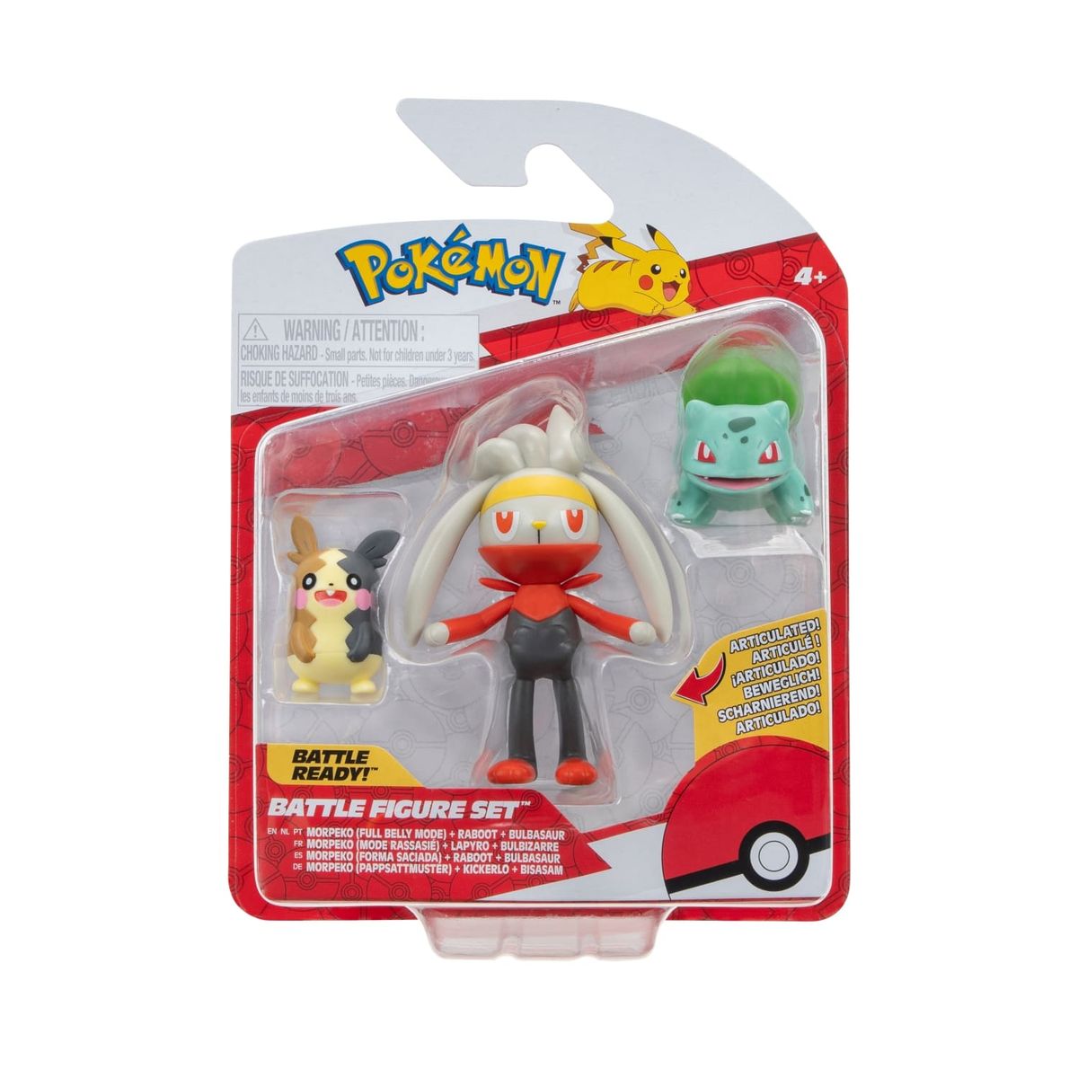 POKEMON - Pack x3 Figuras de Batalla Asst