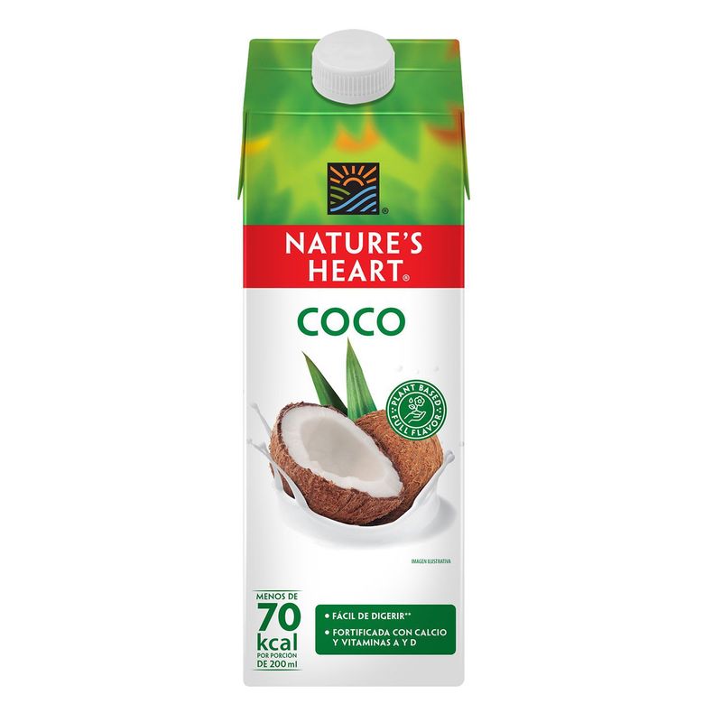 NATURES HEART - Bebida de Coco Natures Heart Caja 946 mL
