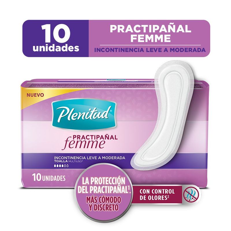 PLENITUD - Practipañal Plenitud Femme 10 Unid