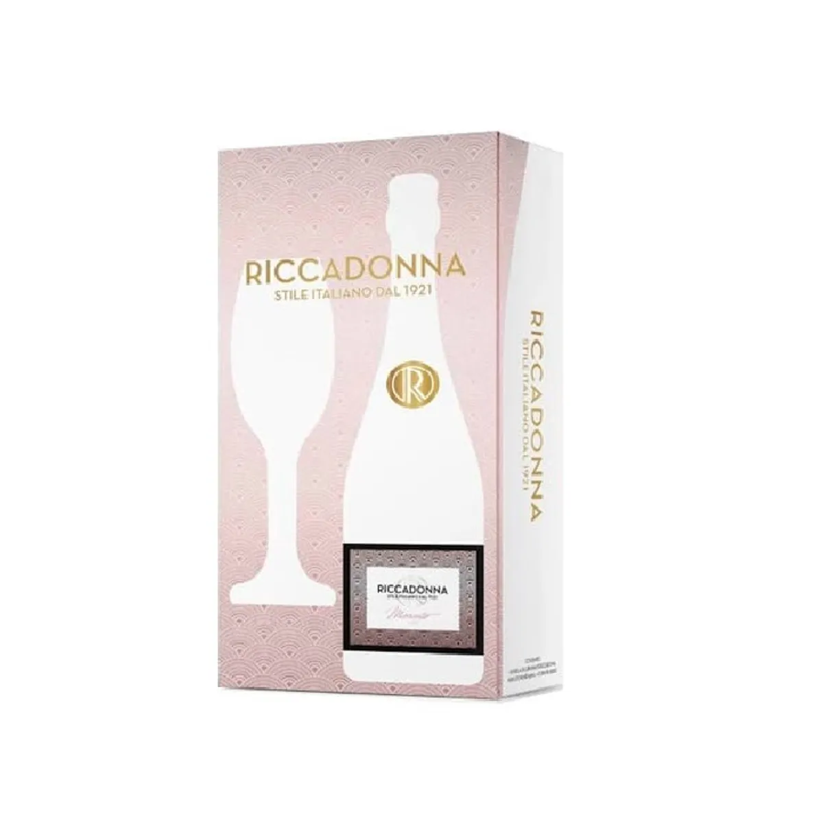 RICCADONNA - Espumante Riccadona Moscato Rosé 750 mL + Copa