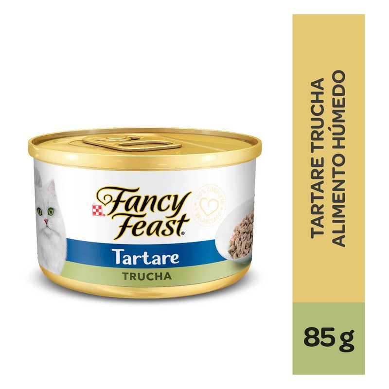 FANCY FEAST - Alimento húmedo para Gatos Fancy Feast Copos de trucha en lata de 85 gr
