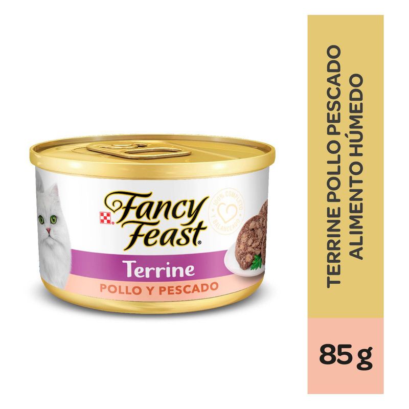 FANCY FEAST - ALIM GATO FANCY FEAST TERRINE POLLO PES LATA X85G