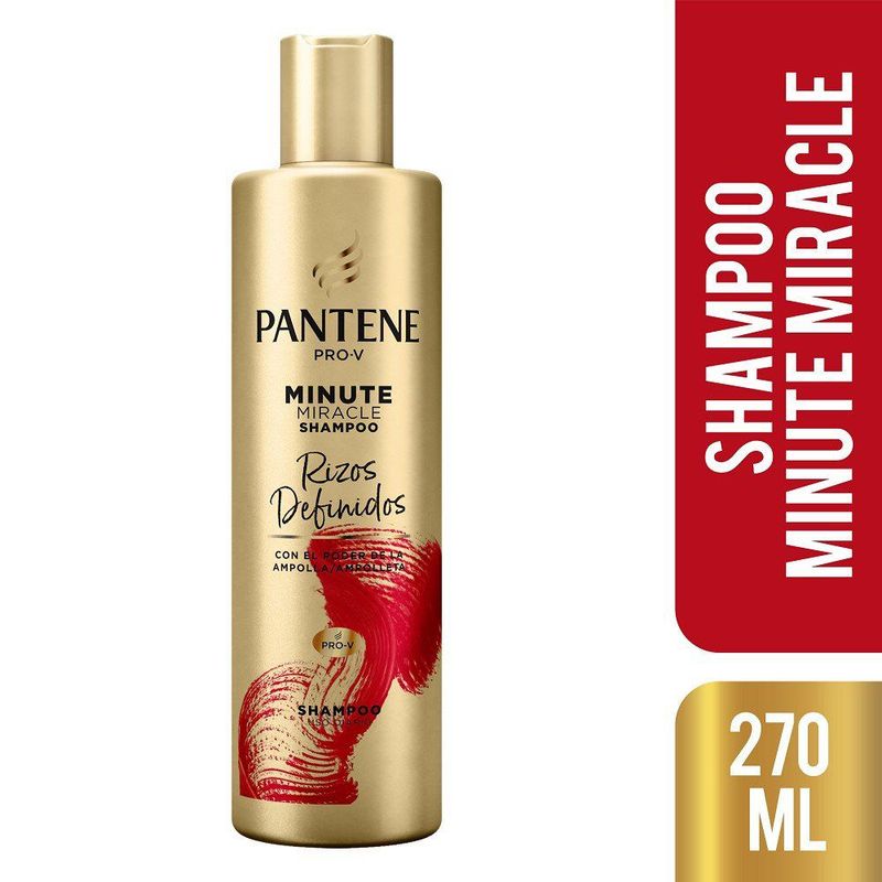PANTENE - Shampoo Minute Miracle Rizos Definidos