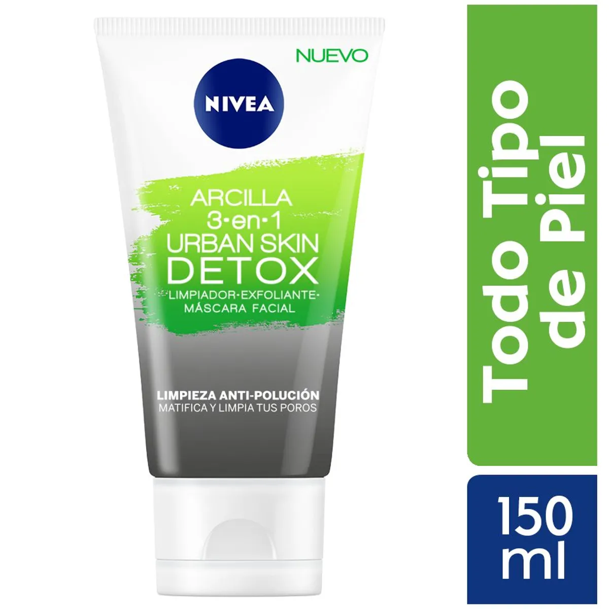 NIVEA - Gel Facial Nivea Urban Detox Arcilla Envase 150 mL