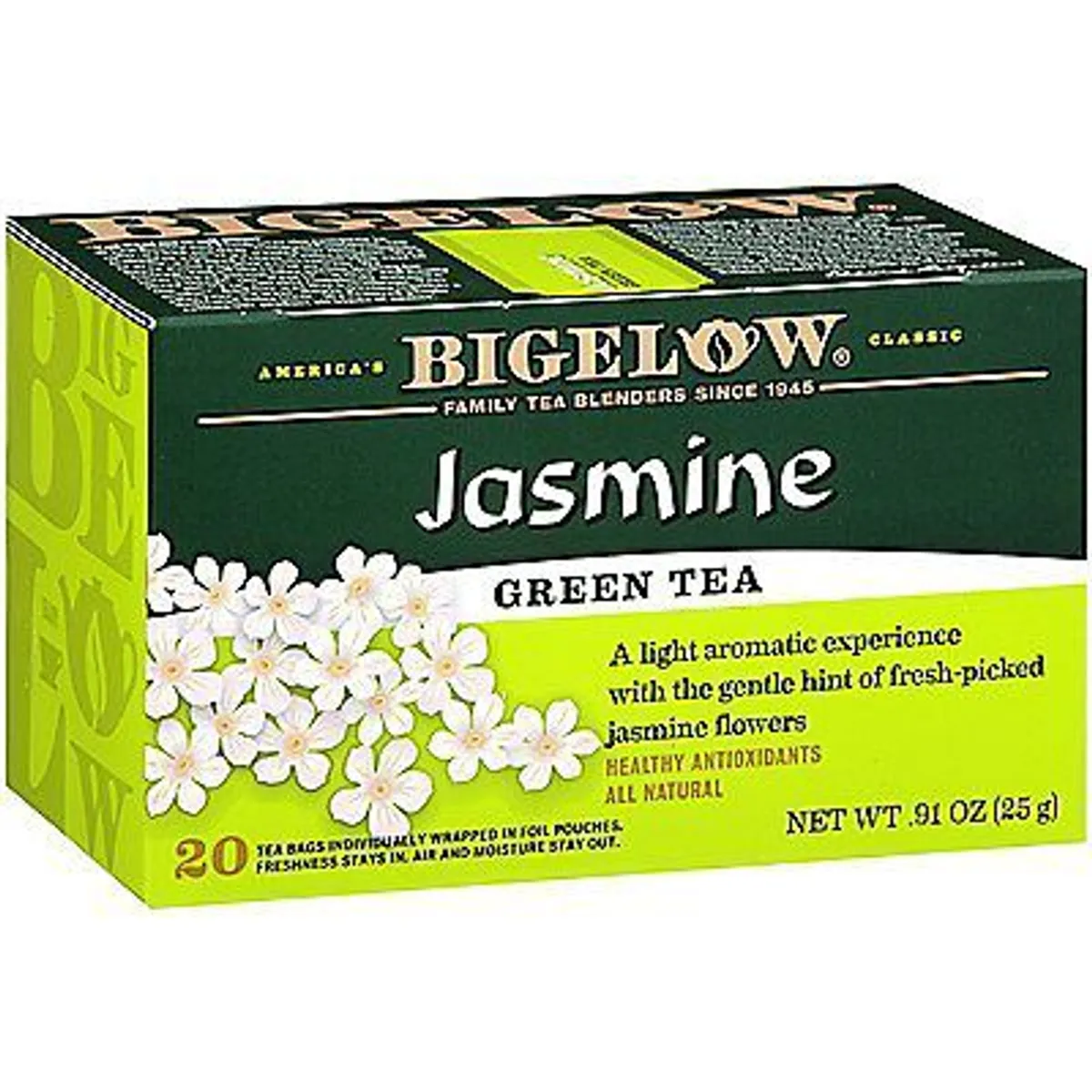 BIGELOW - Jasmine Té Verde Bigelow 20 Filtrantes