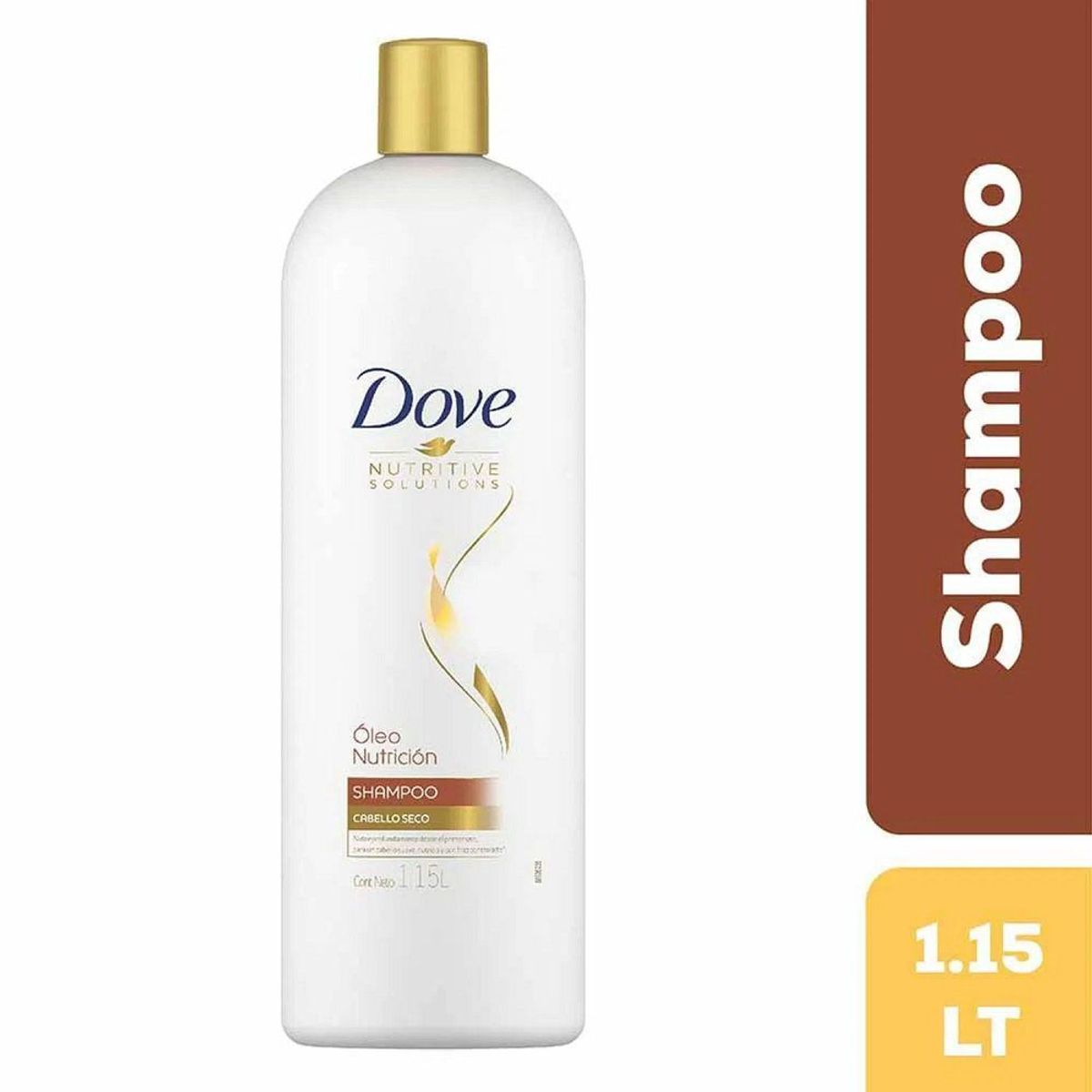 DOVE - Shampoo Dove Óleo Nutrición Botella 1.15 L