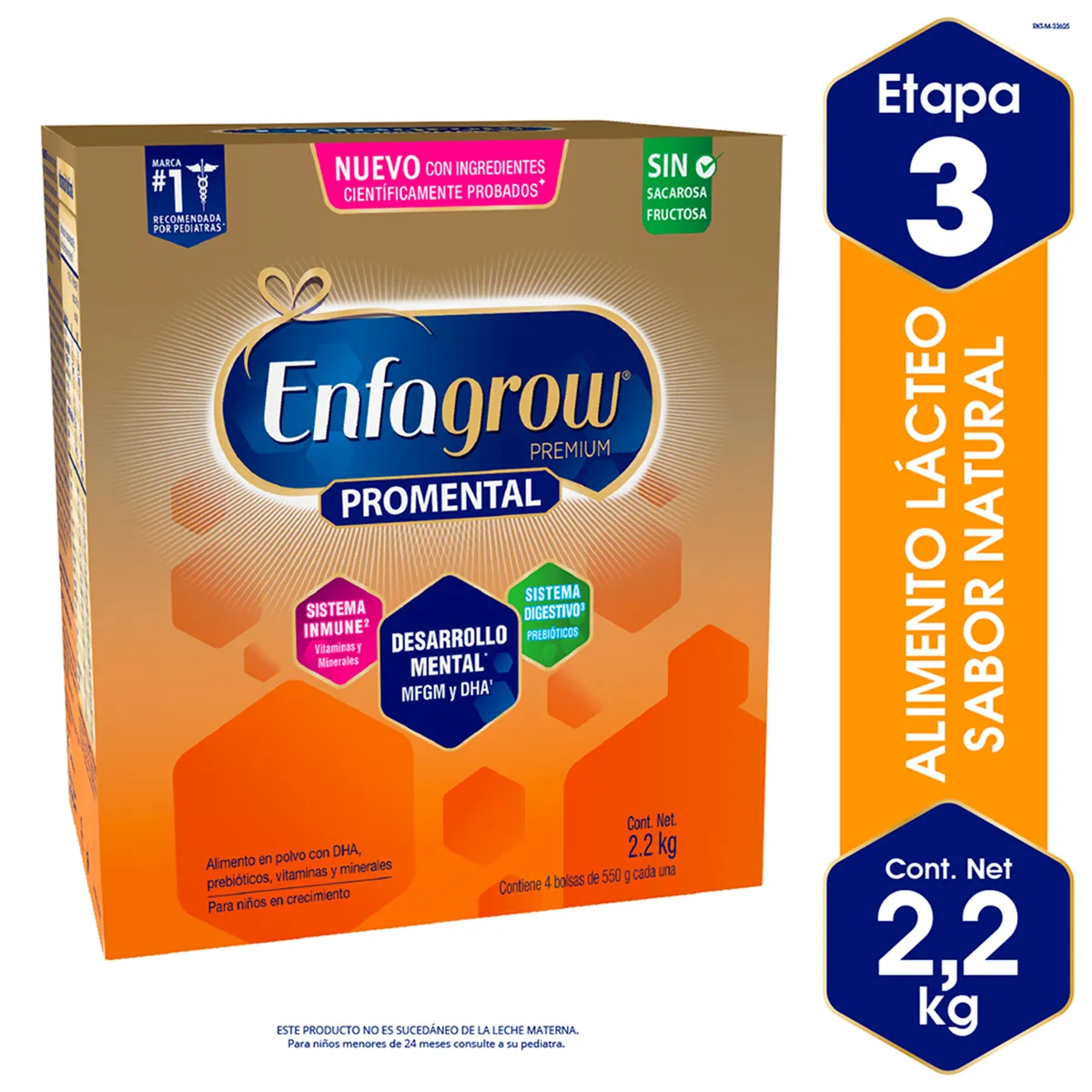 ENFAGROW - Fórmula Infantil Enfagrow Promental Caja 2.2 Kg