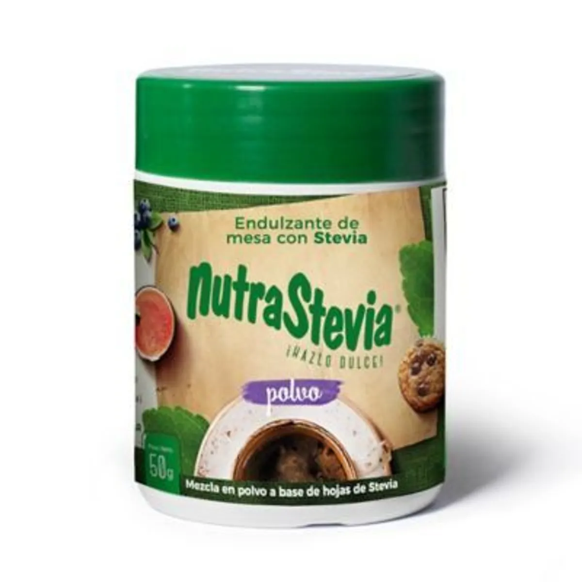 NUTRASTEVIA - Endulzante con Stevia Nutrastevia en Polvo Envase 50 g