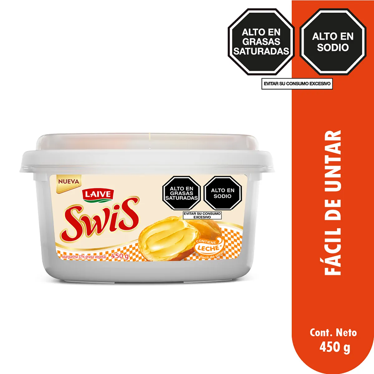 LAIVE - Margarina Laive Swiss Envase 450 g