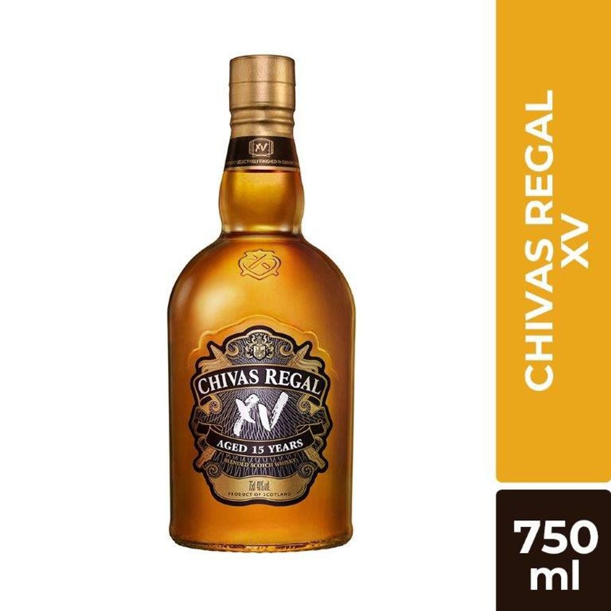 CHIVAS REGAL - Whisky Chivas Regal XV Botella 750 mL