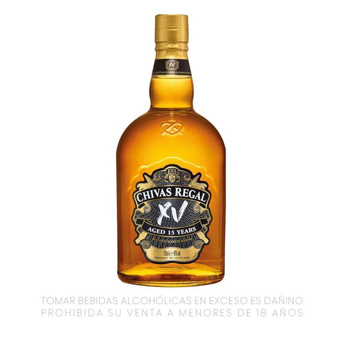 CHIVAS REGAL - Whisky Chivas Regal XV Botella 750 mL