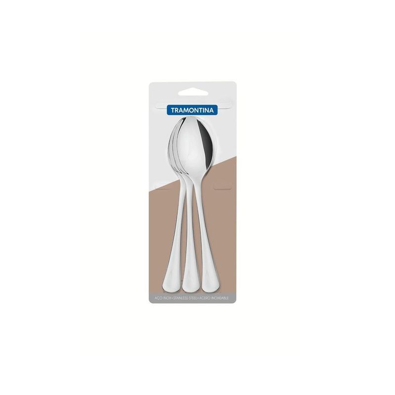 TRAMONTINA - Juego de Cucharas de Mesa Havana 3 Piezas