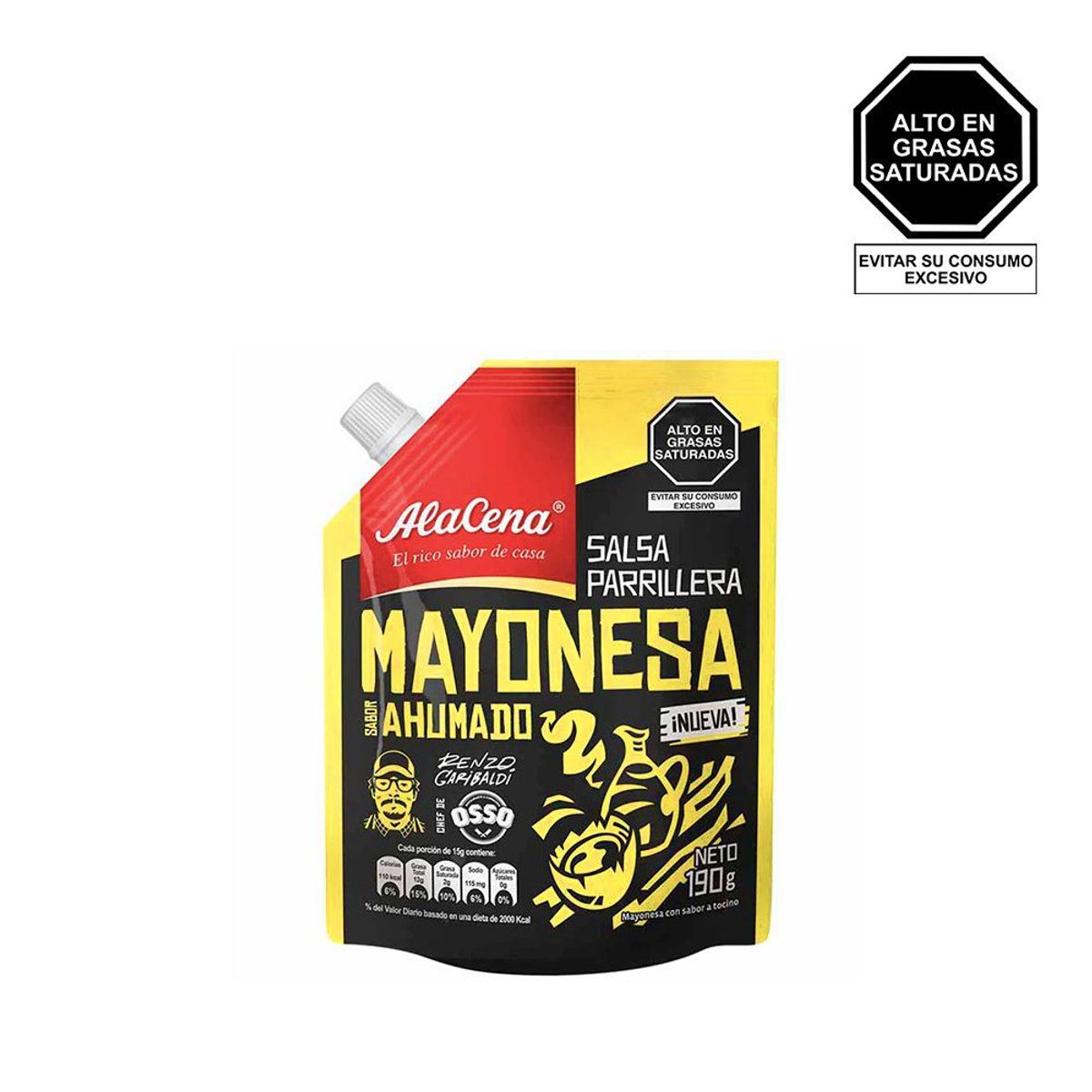 ALACENA - MAYONESA ALACENA PARRILLERA AHUMADO DOYP X 190G