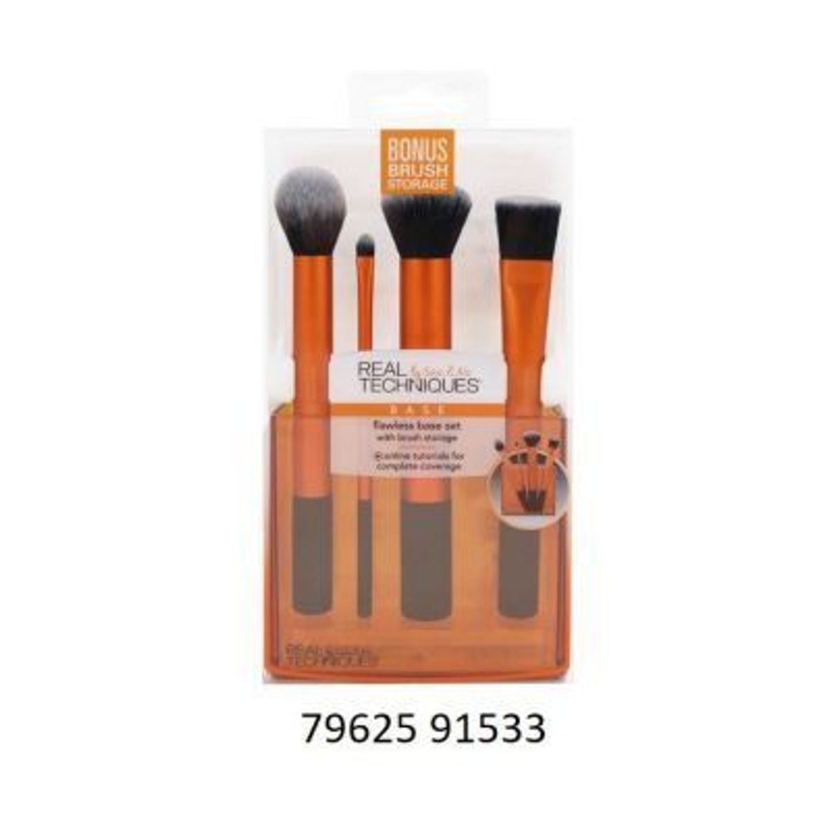 REAL TECHNIQUES - Set de Brochas de Maquillaje Básico Real Techniques