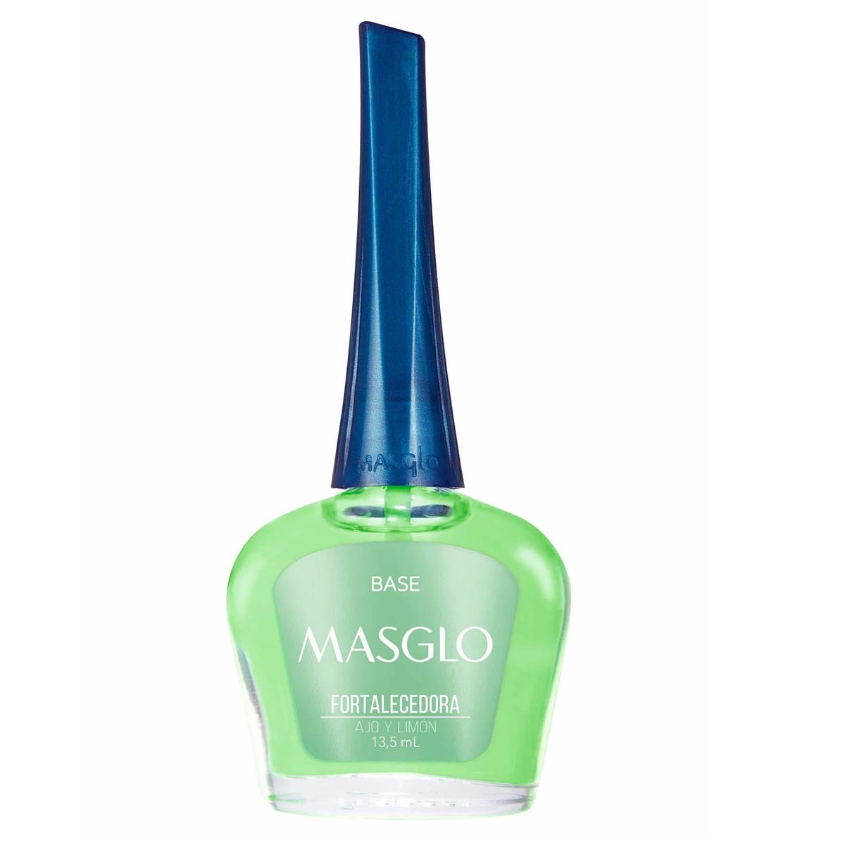 MASGLO - Base Fortalecedora para Uñas Masglo Ajo y Limón Envase 13.5 mL