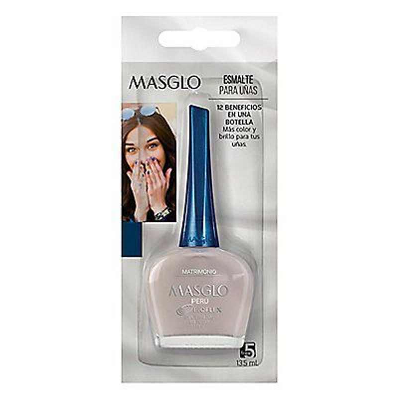 MASGLO - Esmalte Masglo Tono Matrimonio Envase 13.5 mL