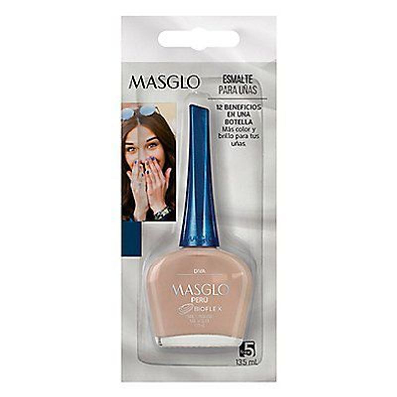 MASGLO - Esmalte Masglo Tono Diva Envase 13.5 mL