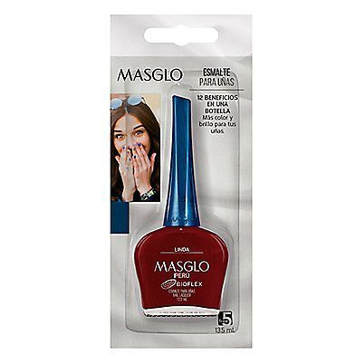 MASGLO - Esmalte Masglo Linda Envase 13.5 mL