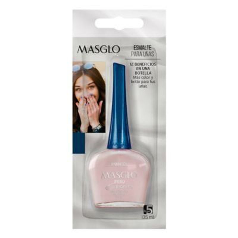MASGLO - Esmalte Masglo Tono Francés Envase 13.5 mL