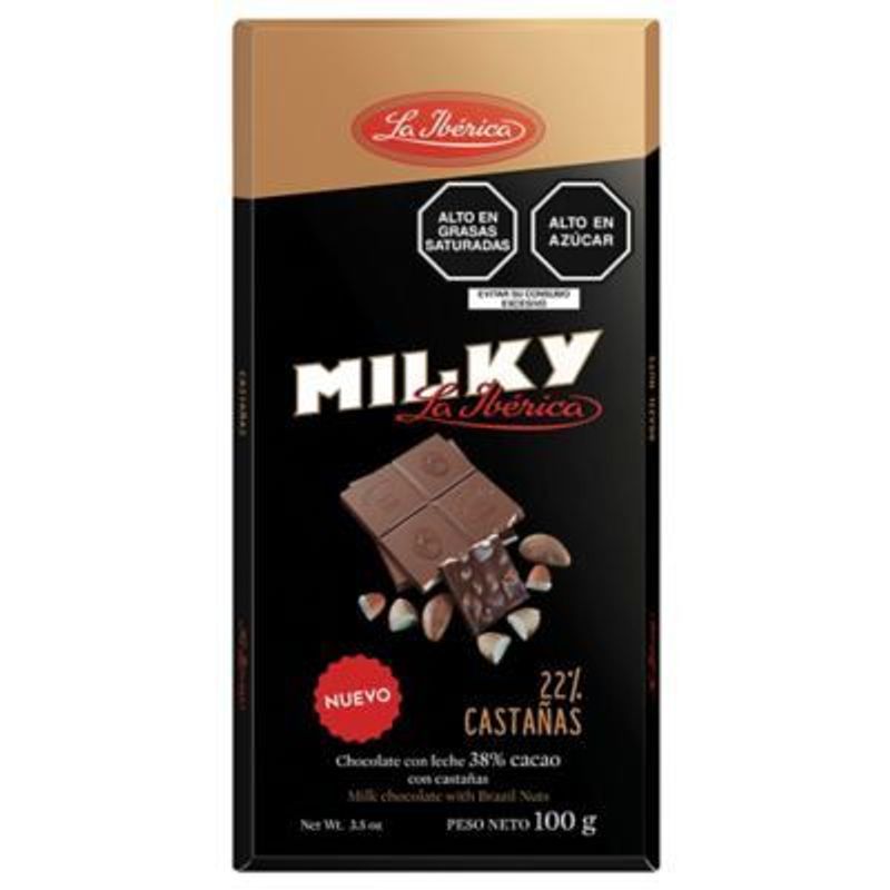 LA IBERICA - Chocolate con Castaña Milky