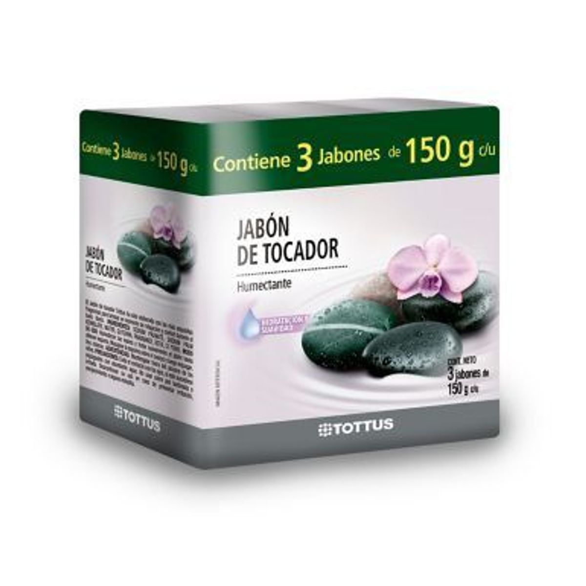 TOTTUS - Packx3 Jabón de tocador hidratante