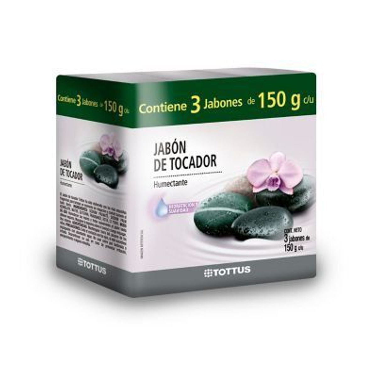 TOTTUS - Packx3 Jabón de tocador hidratante