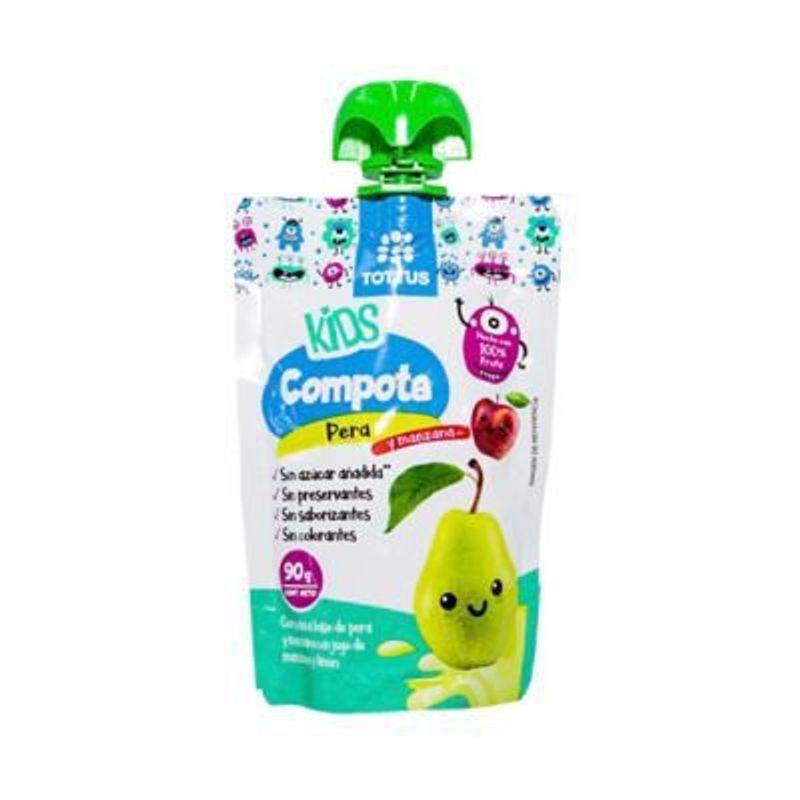TOTTUS BEBE - Compota Pera y Manzana Tottus 90 g