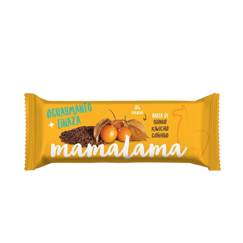 MAMALAMA - Barra Energética Mamalama Aguaymanto y Linaza Caja 5 Und