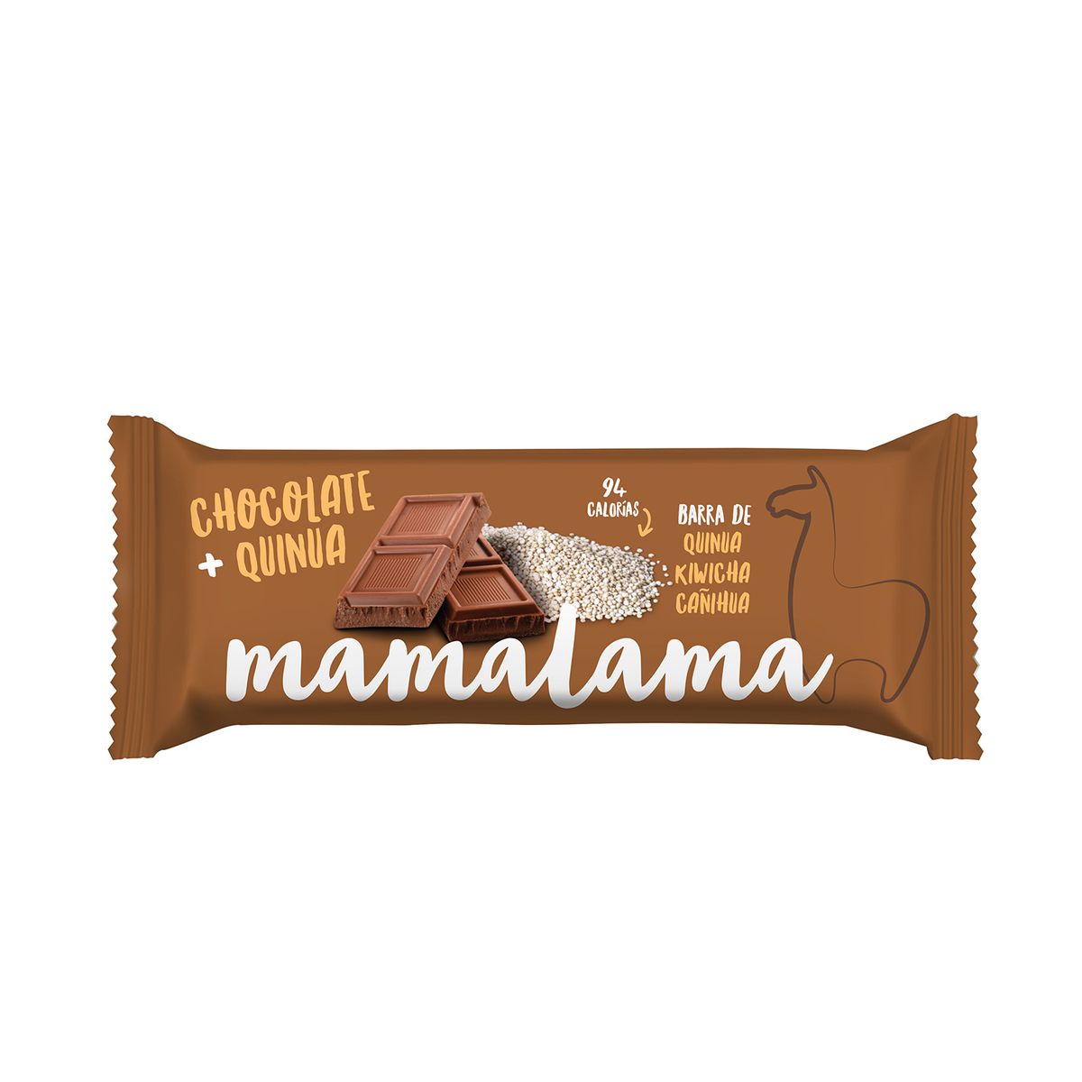 MAMALAMA - Barra Energética Mamalama Chocolate y Quinua Caja 5 Und