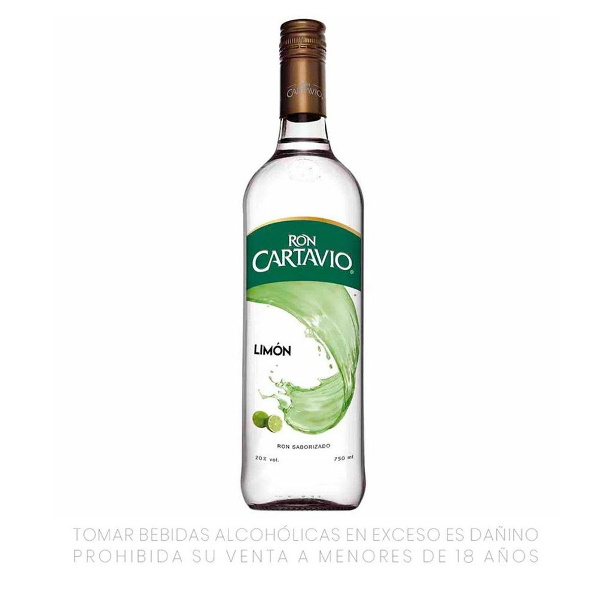 CARTAVIO - Ron Cartavio Limón Botella 750 mL