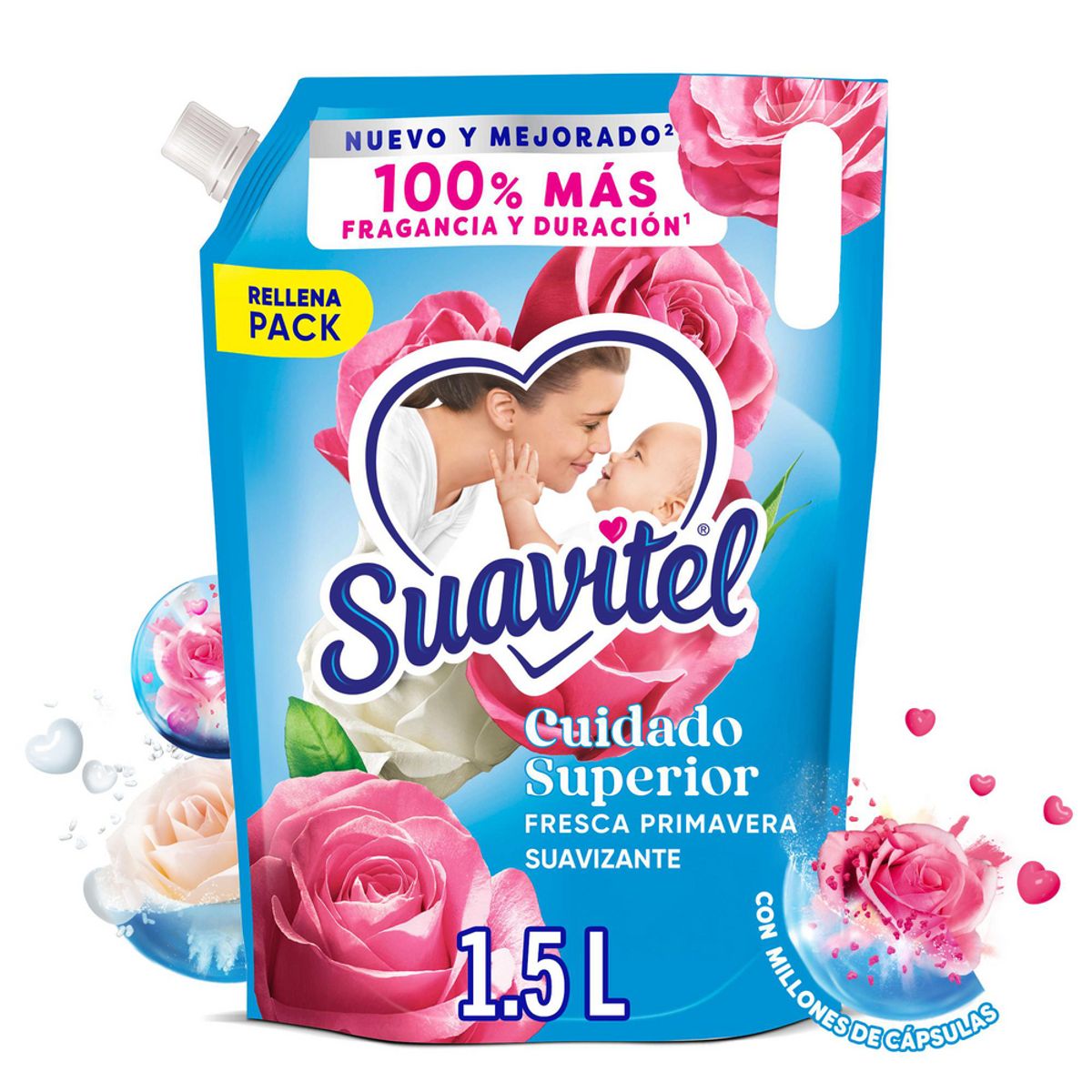 SUAVITEL - Suavizante Suavitel Fresca Primavera Envase 1.5 L