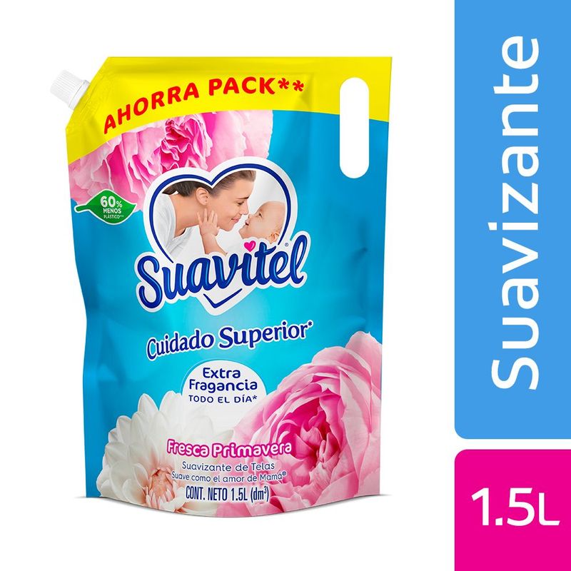 SUAVITEL - Suavizante Suavitel Fresca Primavera Doypack 1.5 L